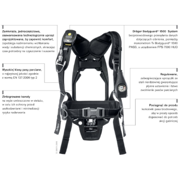 Aparat powietrzny PSS® 4000  + maska i butla stalowa